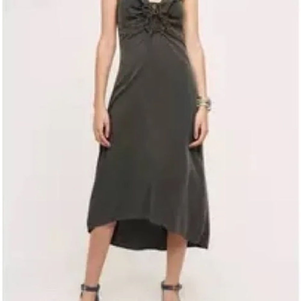 Anthropologie Spaghetti Strap Midi Dress